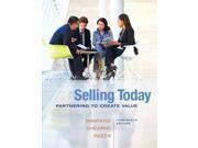 Selling Today MyMarketingLab With Pearson eText Access Code Partnering to Create Value