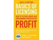 Basics of Licensing 2012 13
