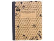 Honeycomb Decomposition Book College ruled Composition Notebook With 100% Post consumer waste Recycled Pages
