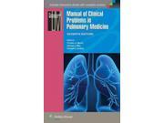 Manual of Clinical Problems in Pulmonary Medicine Lippincott Manual Series
