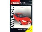 Chilton s Ford Focus 2000 11 Repair Manual Covers Ford Focus Models Chilton s Total Car Care Repair Manual