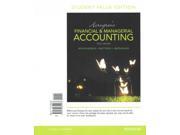 Horngren s Financial Managerial Accounting 5 UNBND ST