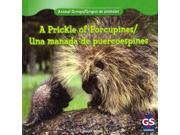 A Prickle of Porcupines Una manada de puercoespines Animal Groups Grupos de animales Bilingual