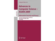 Advances in Computer Science ASIAN 2009 Lecture Notes in Computer Science 1