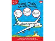 Planes Trains Moving Machines Learn to Draw Flying. Locomotive and Heavy duty Machines Step by Step! I Can Draw