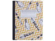 Bright Ideas Decomposition Book College ruled Composition Notebook With 100% Post consumer waste Recycled Pages
