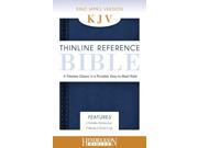 Holy Bible KJV Midnight Blue Flexisoft Leather Thinline Bible End of Verse Reference Edition