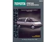 Chilton s Toyota Previa 1991 97 Repair Manual Chilton s Total Car Care Repair Manual
