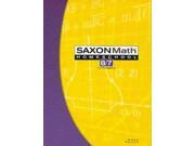 Saxon Math 8 7 Home School