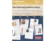 The American Revolution and Constitution Comprehension Toolkit SPI