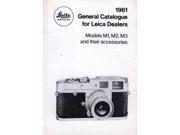 Leitz General Catalogue for Leitz Dealers 1961 Models M1 M2 M3 And Their Accessories