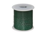 26 AWG Gauge Solid Hook Up Wire 100 ft Length Green 0.0190 Diameter UL1007 300 Volts