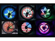 192 PCS RGB colorful LED light intelligent bike spoke wheel light