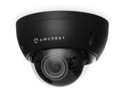 Amcrest ProHD Outdoor 3 Megapixel POE Vandal Dome IP Security Camera IP67 Weatherproof IK10 Vandal Proof 3MP 2048 TVL IP3M 956E Black