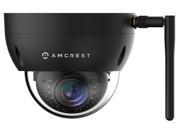 Amcrest IP3M 956B Black ProHD Outdoor 3 Megapixel POE Vandal Dome IP Security Camera IP67 Weatherproof IK10 Vandal Proof 3MP 2048 TVL