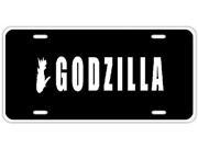 Godzilla with Silhouette Automotive License Plate Insert