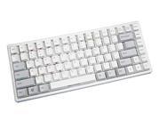 Noppoo Choc Mini 84s USB NKRO Mechanical Gaming Keyboard Gateron Blue 55g Clicky [White PBT version]