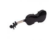 3 4 Acoustic Violin Fiddle Set Student Solid Wood Violin with Hard Case Bow Rosin Black Color