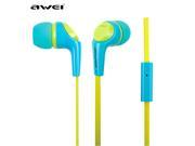 Awei® Super Bass Music Headsets Hifi in Ear Earphones With Mic For LG Blackberry