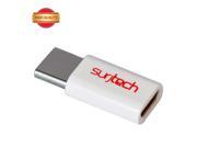 SurjTech® White USB 3.1 Type C Male to Micro USB Female Converter USB C Adapter USB