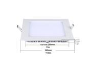 THG 12 Inch Square LED Panel Light 24W 180W Replacement 5000K Daylight White 1800 Lm Retrofit LED Recessed Lighting Fixture LED Ceiling Light Downlight
