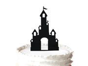 Party Decor Princess Glitter Fairy Tale Castle Cake Topper