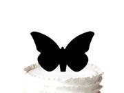 Party Acrylic Cake Topper Coloured Butterfly Cake Toppers for Wedding Decoration and Christmas
