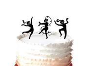 Funny 3 Dancing Pumpkin Heads Wedding Cake Topper Halloween Wedding Cake Topper Cupcake Toppers