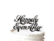 Wedding Cake Topper Happy Ever After Monogram Silhouette Birthday Cake Topper The Anniversary Day Cake Topper