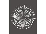 Circle Fireworks Concentric Lines Sun Starburst Wall Decoration
