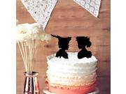 Groom and Bride in The Eyes Wedding Cake Topper Sweet Couple Anniversary Cake Topper