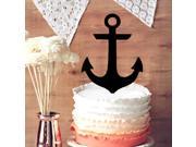 Personalized Anchor Sign Cake Topper Silhouette for Happy Wedding Party Collection