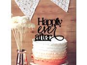 Happily ever after Monogram Cake Topper Wedding Cake Topper