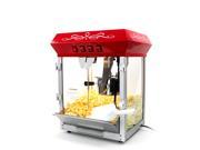 Paramount 6oz Popcorn Maker Machine New Upgraded Feature Rich 6 oz Hot Oil Popper [Color Red]