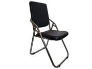 Yi Hai Folding Chair High Quality Thick Padded new Style metal black set of One