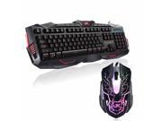 Azolt Precision Click and Type gLauncher Backlit Wired Keyboard and Mouse Gaming Bundle Package