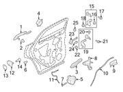 Ford OEM Interior Door Handle EJ7Z5822600AB