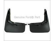 OEM Carbon Black Rear Mud Flap Splash Guard Kit 2013 2014 Ford Fusion