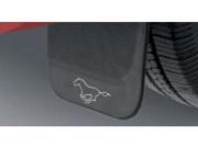 OEM Flat Rear Mud Flaps Pair W Pony Logo 2001 2014 Mustang F6ZZ 16A550 BA