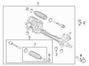 Ford OEM Rack And Pinion Bolt W302121S300