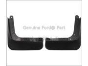 OEM Carbon Black Front Mud Flap Splash Guard Kit 2013 2015 Ford Fusion