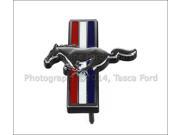 OEM Chrome Blue White Red Pony Badge Emblem 2011-2012 Ford Mustang OEM Chrome Blue White Red Pony Badge Emblem 2011-2012 Ford Mustang