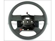 OEM Medium Flint Leather Wrapped Steering Wheel 2007 08 F150 Mark Lt