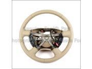 OEM Beige Colored Leather Steering Wheel 2005 06 Ford Expedition
