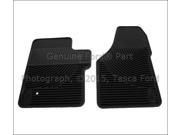 OEM Front Floor Rubber Mat Kit Black Reg Cab 2008 10 F250 350 450 550 S Duty