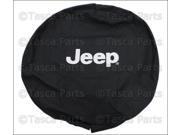 OEM Black Denim Spare Tire Cover W Jeep Logo 2007 2014 Jeep Wrangler 82209953AB