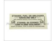OEM Ffv Ethanol Fuel Warning Decal Label Ford E150 E250 & E350 Super Duty OEM Ffv Ethanol Fuel Warning Decal Label Ford E150 E250 & E350 Super Duty