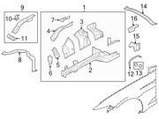 Ford OEM Fender Brace FR3Z8187A