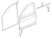 Mopar OEM Door Outer Panel 68079397AA