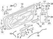 Ford OEM Exterior Door Handle Cover FR3Z63218A15AAPTM